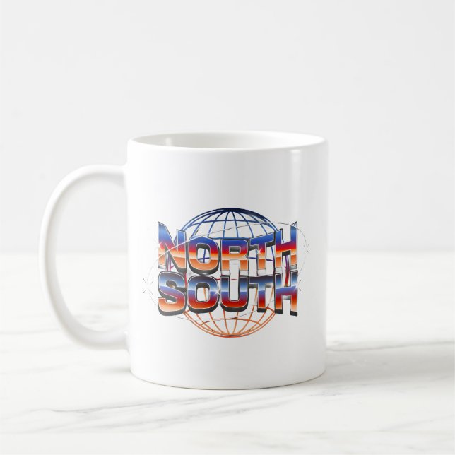 Navigera din morgon med en dos nostalgi! kaffemugg (Vänster)