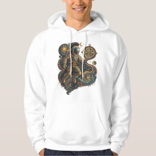 Navigera genom stjärnorna – Kosmisk inspiration Hoodie