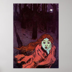 Navigera i Trauma Ansikte av rädsla Poster