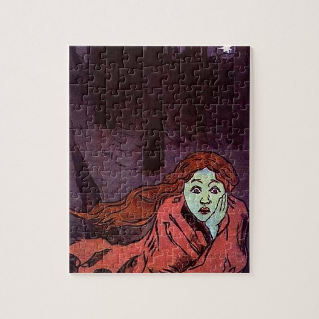 Navigera i Trauma Ansikte av rädsla Pussel (Vertikal)