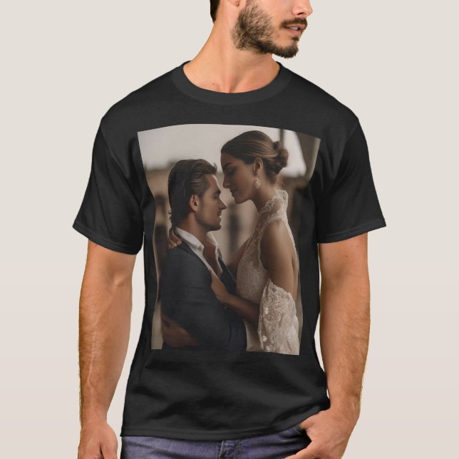 Navigera Romantik, åtagande och anslutning T Shirt (Framsida)