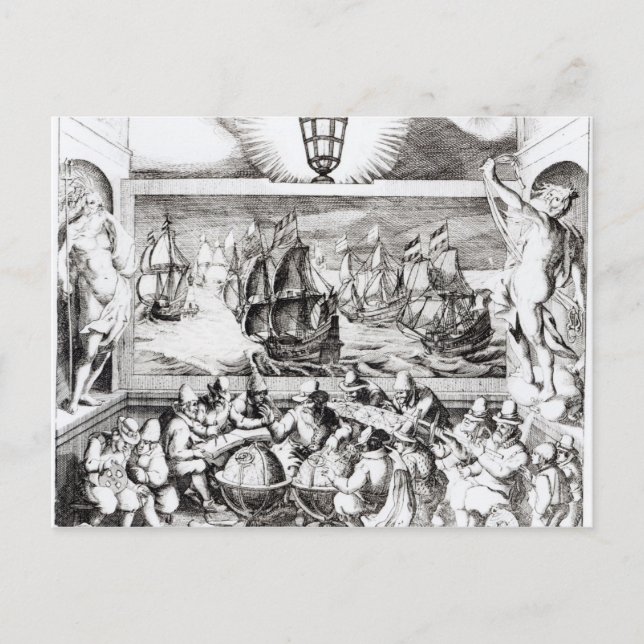 Navigeringstitelsida, 1600 vykort (Framsida)
