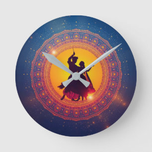 Navratri - en festival för nöd och dans rund klocka