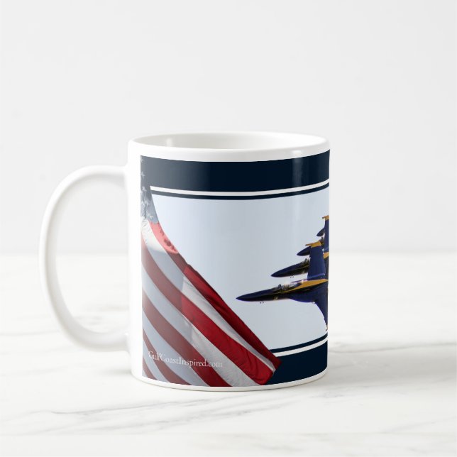 Navy Aerobatics Team Pensacola, FL Kaffemugg (Vänster)