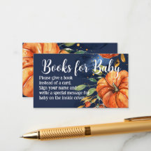 Navy Akvarell Pumpaböcker för Baby Shower