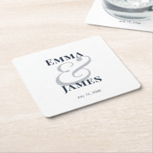 Navy Ampersand Bröllop |