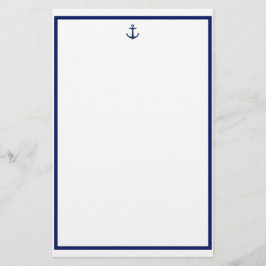 Navy Anchor Brevpapper