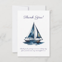 Navy And Gold Sailboat Nautical Wedding Tack Kort