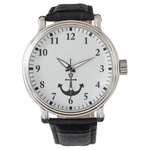 Navy ankare armbandsur
