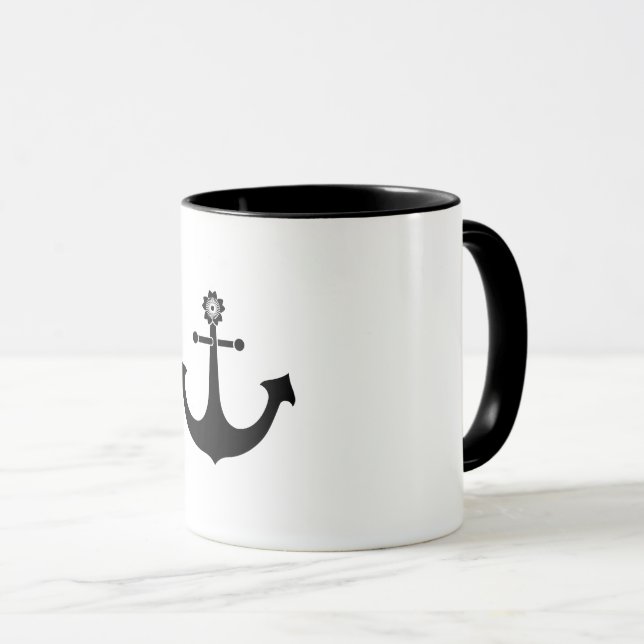 Navy ankare mugg (Framsida höger)