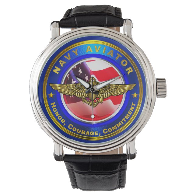 Navy Aviator Armbandsur (Framsida)