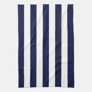 Navy Awning Rand Kökshandduk