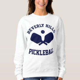 Navy Beverly Backe Pickleball Sweatshirt T Shirt