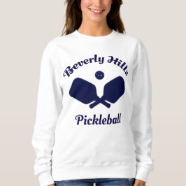 Navy Beverly Backe Pickleball Sweatshirt T Shirt