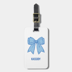 Navy + Blå Falskt Glitter Sällskapsdam Bagagebricka