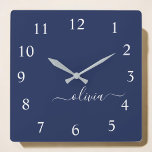 Navy Blue and White Modern Monogram<br><div class="desc">Vi presenterar vår marinblå och vita moderna monogramsamling: Öka din hemdekoration med vår sofistikerade samling med ett contemporary marinblått och vitt färg. Varje biet är noggrant utformat för att driva ut elegans och stil, perfekt för att tillföra ett litet modernt lugn till vilket rum som helst. Oavsett om du är...</div>