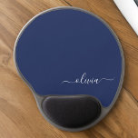 Navy Blue and White Modern Monogram Gel Musmatta<br><div class="desc">Vi presenterar vår marinblå och vita moderna monogramsamling: Öka din hemdekoration med vår sofistikerade samling med ett contemporary marinblått och vitt färg. Varje biet är noggrant utformat för att driva ut elegans och stil, perfekt för att tillföra ett litet modernt lugn till vilket rum som helst. Oavsett om du är...</div>