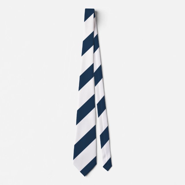 Navy Blue and White Stripes  Slips (Framsida)