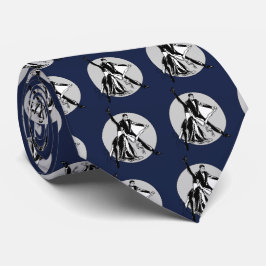Navy Blue Ballroom Dancing Tie Slips