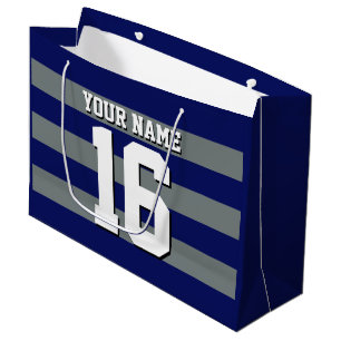 Navy Blue Charcol Team Jersey Preppy Rand