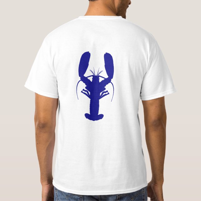Navy Blue Coastal Lobster Tee (Baksida)