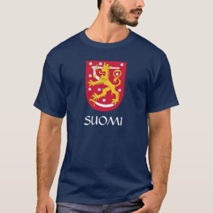 NAVY BLUE Finland Jackar av Arm Suomi T-Shirt