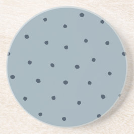 Navy Blue Modern Farmhouse Polka Dot Pattern Underlägg