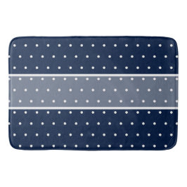 Navy Blue Modern Mönster Badrumsmatta