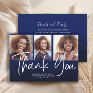 Navy Blue Ombre' Examen 3 Foto Tack Kort