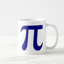 Navy Blue Pi-symbol