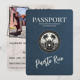 Navy Blue Puerto Rico Pass Spara Datumet