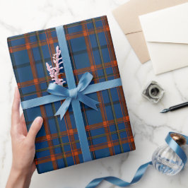 Navy Blue Röda Ralph L Julpresentpapper Presentpapper