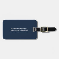 Navy Blue Speciell Unique Modern Executive Manager