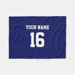 Navy Blue Sports Jersey Team Jersey Fleecefilt