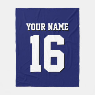 Navy Blue Sports Jersey Team Jersey Fleecefilt