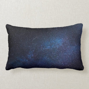 Navy Blue Starry Night himlar Galaxy Lumbarkudde