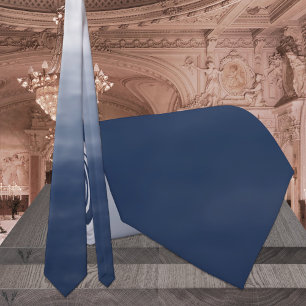 Navy Blue Till Dusty Blue Ombre Bröllop Slips