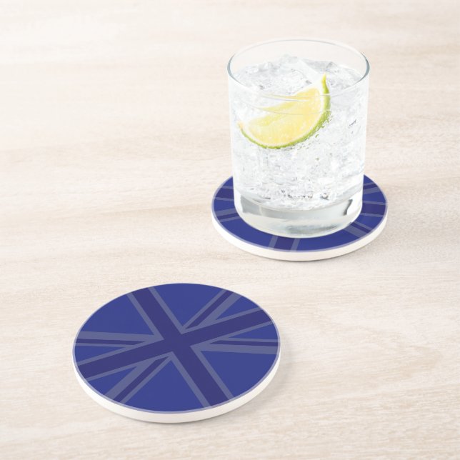 NAvy Blue Union Jack Decor Underlägg (Sidan)