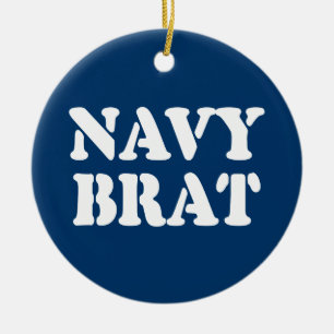 NAVY BRAT JULGRANSPRYDNAD KERAMIK