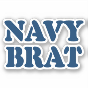 NAVY BRAT KLISTERMÄRKEN