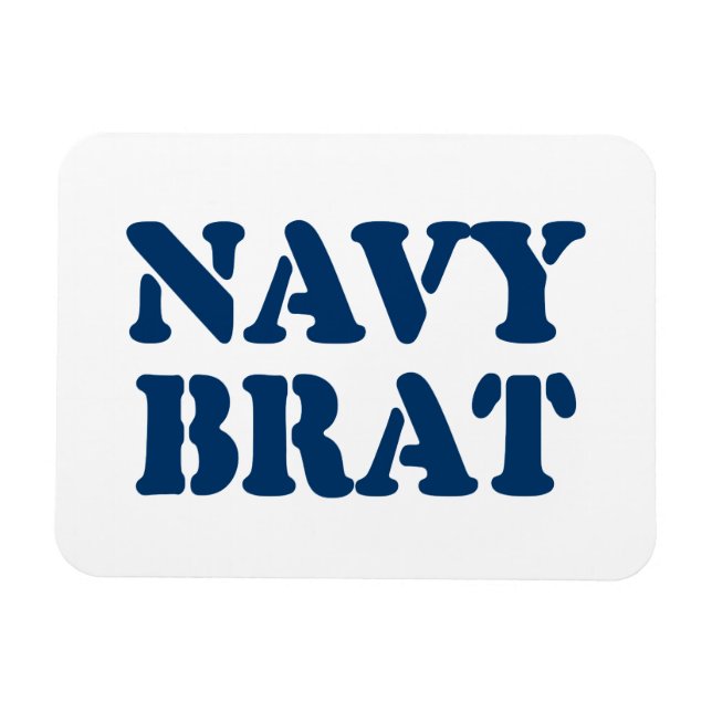 NAVY BRAT MAGNET (Horisontell)