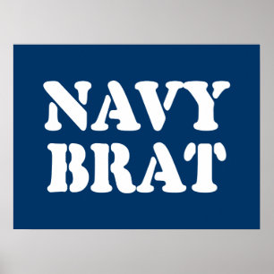 NAVY BRAT POSTER