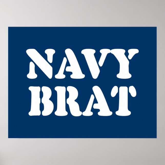 NAVY BRAT POSTER (Framsidan)