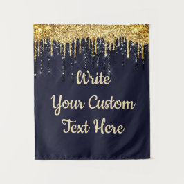 Navy Bröllop Photo Booth BackDrop Annibröllopsdag