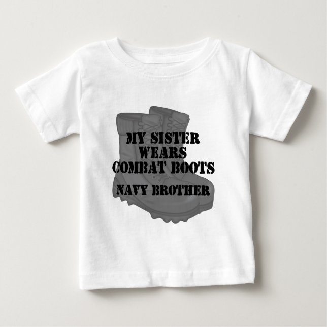 Navy Brother Sister CB Tee (Framsida)