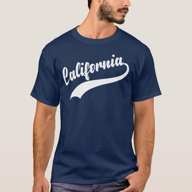 Navy California Swash T-Shirt (Framsida)