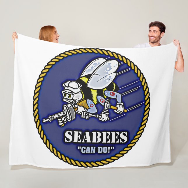 NAVY CBs Fleecefilt (På plats)