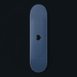 Navy | Create Your Own Custom Skateboard Design<br><div class="desc">Create Your Own Custom Skateboard Design! Use this classic navy blue color background or choose any color, add your own photo, background, business logo, or any personalized image. Perfect as unique gift for improving outdoor sport and activity and make them fun! Any font, no minimum.</div>