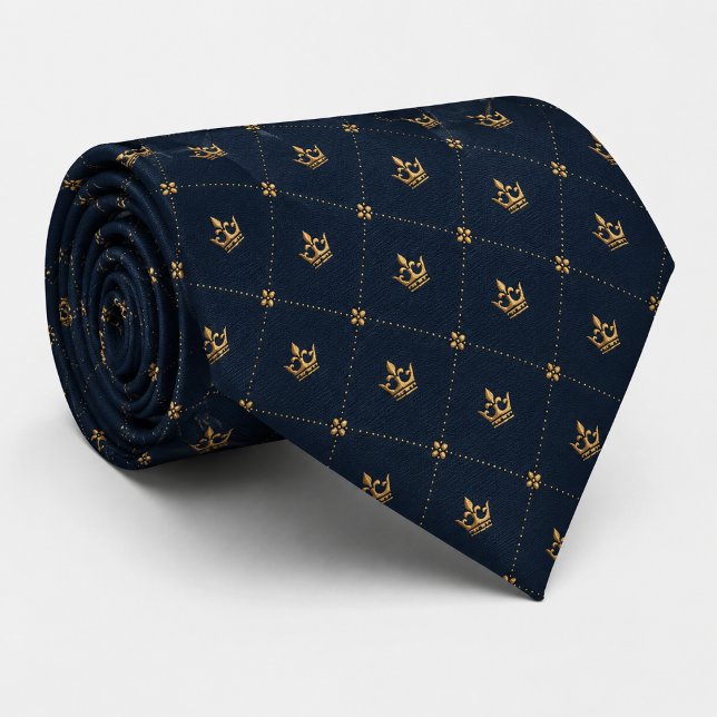 Navy Crown Monogram Slips (Skapare uppladdad)