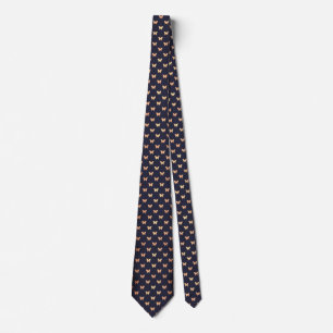 Navy Fjäril Elegant  Slips